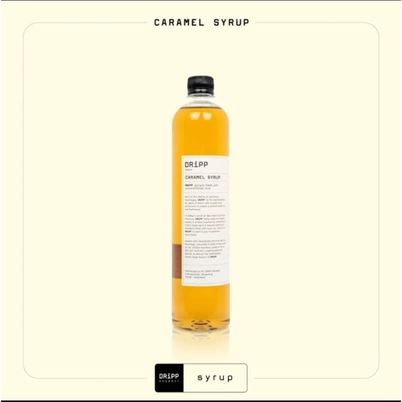 

Dripp caramel syrup