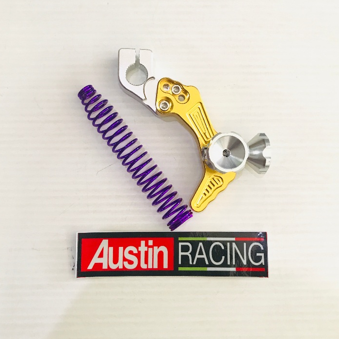 TUAS Paha Rem Robot Full Cnc + Per Tiang Rem Warna Gold Paha Rem Universal matic Honda Yamaha