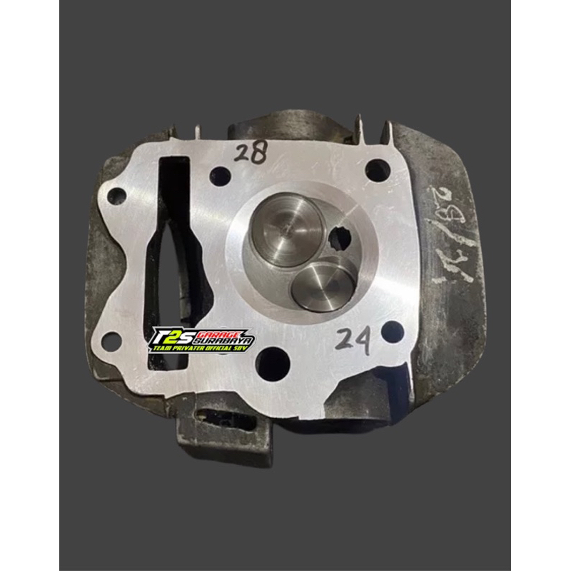 Head Kop Khrisma Supra125 Rubahan Big Valve Klep 28/24-30/26 