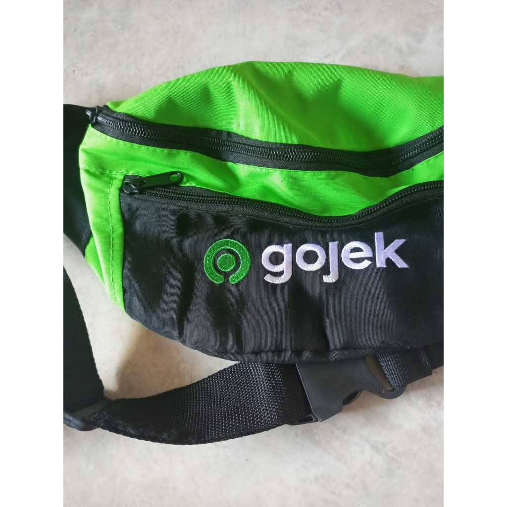 READY TAS SLEMPANG GOJEK GRAB DAN MAXIM LOGO GRAB