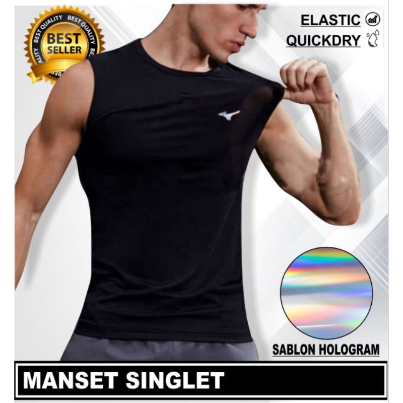 Baju voli tanpa lengan kaos olahraga bola voli singlet manset olahraga pria wanita