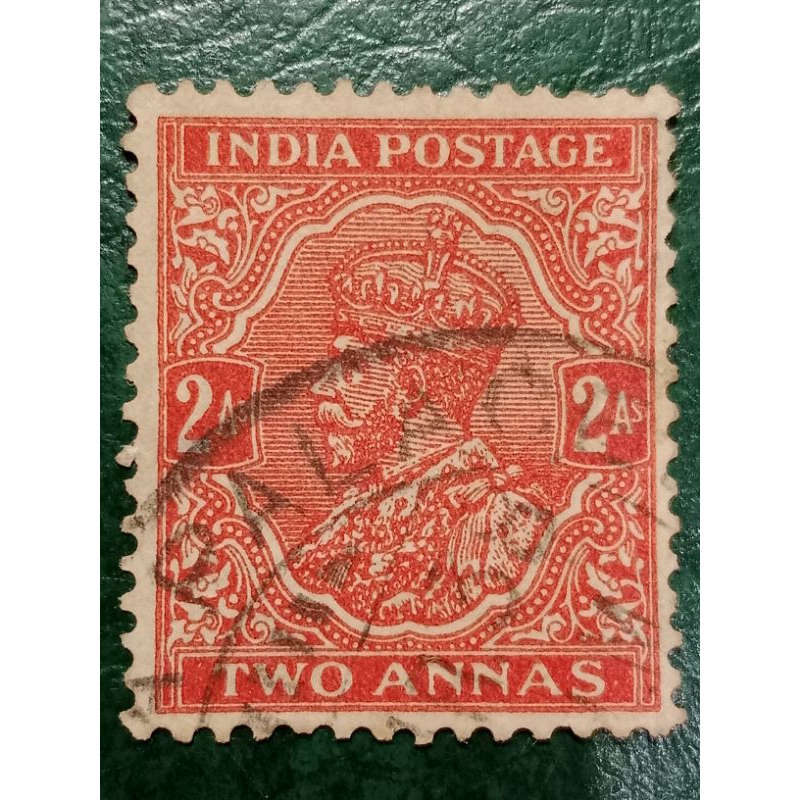 

Prangko India 2 Annas King George V Tahun 1934 USED