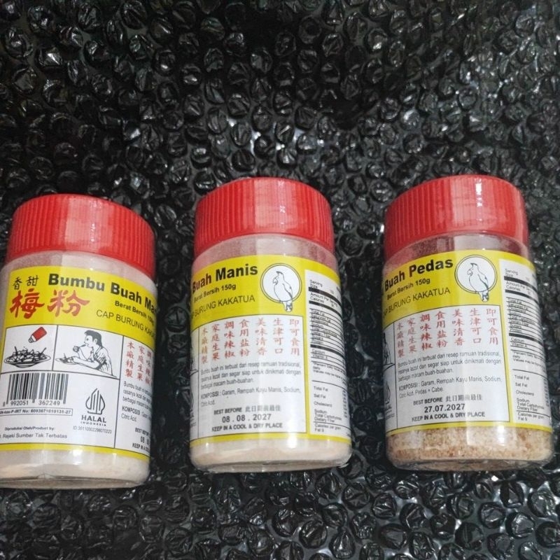 

Bumbu Buah Garam Rujak Kiamboy Manis Pedas 150g