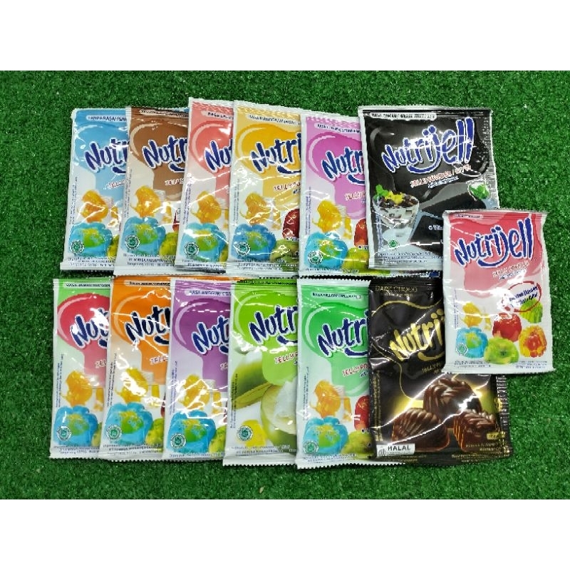 

Nutrijell Jelly Powder Aneka Rasa 15gr Lokal HALAL