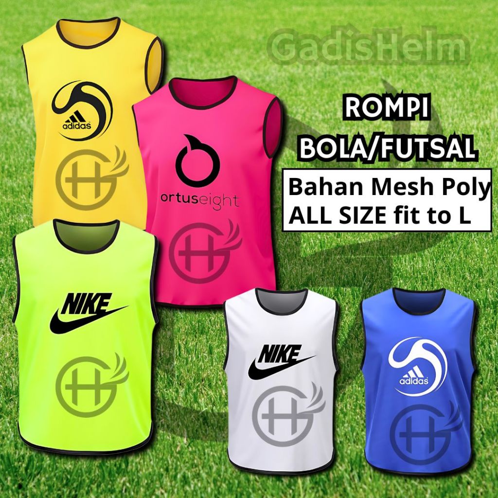ROMPI FUTSAL BOLA/Rompi Sepak Bola/Rompi Futsal/Rompi Latihan/Rompi Olahraga