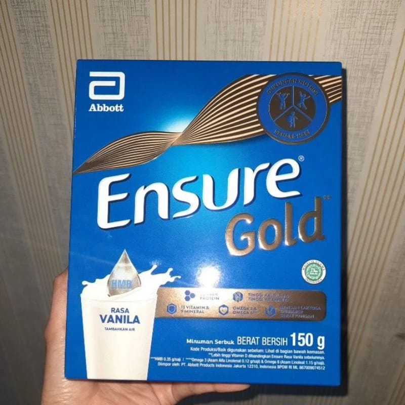 

PROMO TERBATAS!!! ENSURE GOLD SUSU BUBUK VANILA NUTRISI 150 GR|| EXP 2026 WAJIB TAMBAHAN BUBLE WRAP