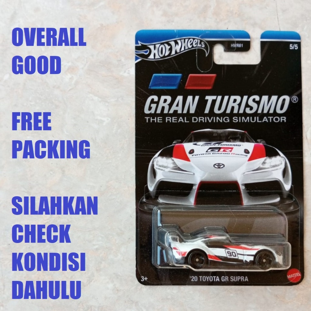 Hot Wheels Gran Turismo Series (2024) '20 Toyota GR Supra Putih