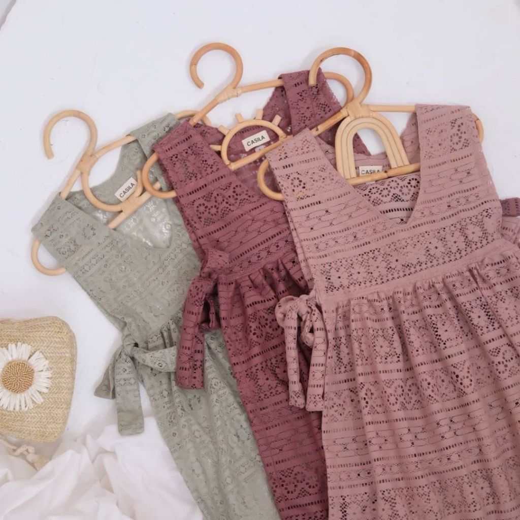 CASILA HAWA OUTER - Vest / Outer Brokat Premium Anak Perempuan