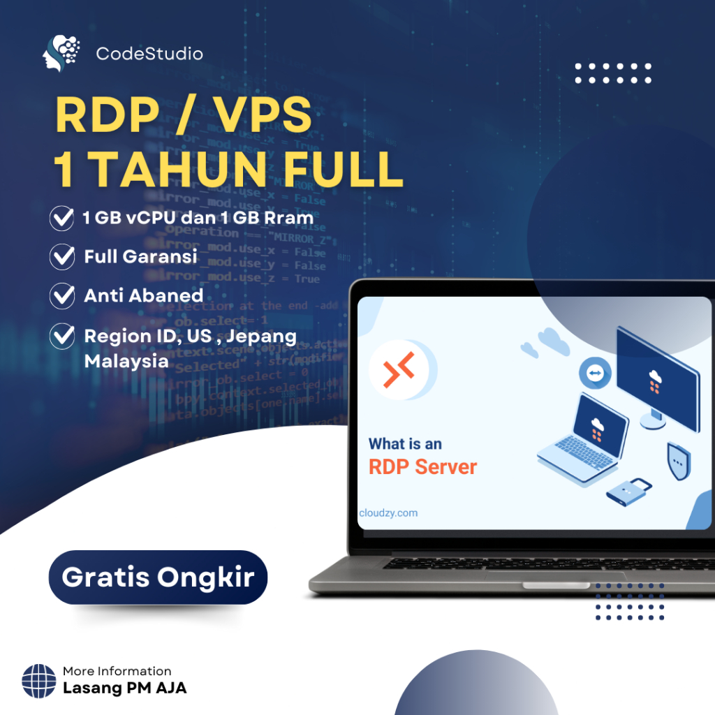 RDP/VPS 1 TAHUN FULL