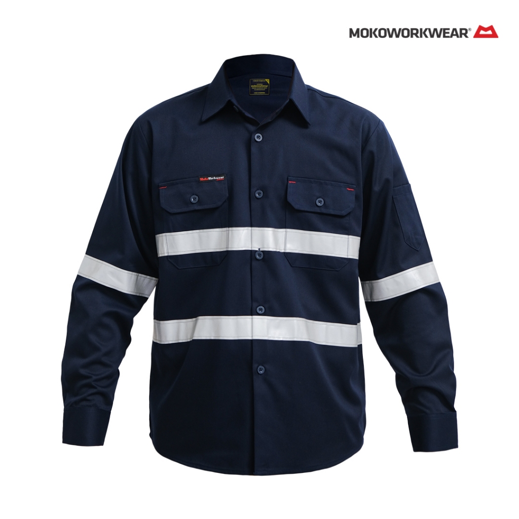 MokoWorkwear - BAJU WEARPACK SAFETY MOKO WORKWEAR NAVY