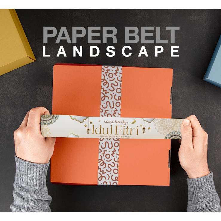 

(READY) PAPER BELT LEBARAN MURAH BANGET / PAPER SLEEVE / ROLLER DUS / KERTAS KADO