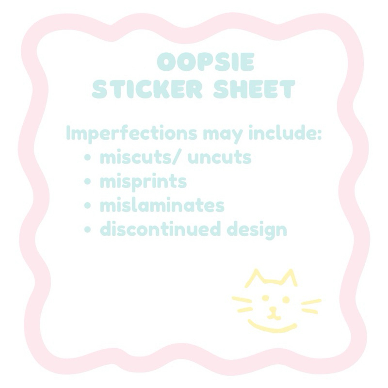 

DEFECT SALE ੈ✩‧₊˚ [MIN. 10K]