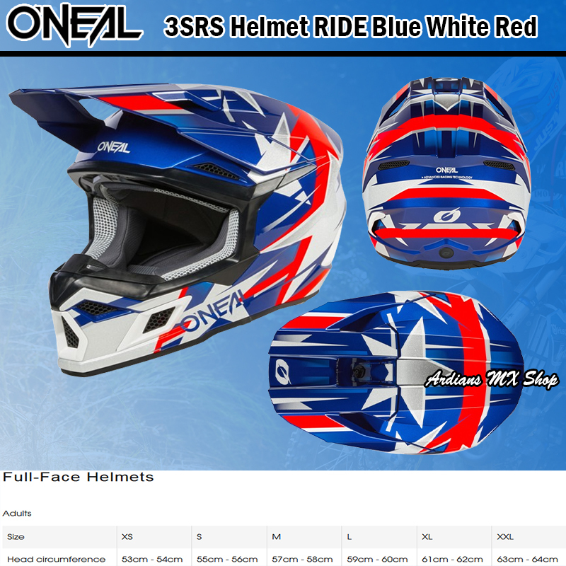 3 SERIES HELMET - ONEAL - RIDE - TRAIL CROSS TRABAS GRASSTRACK ENDURO