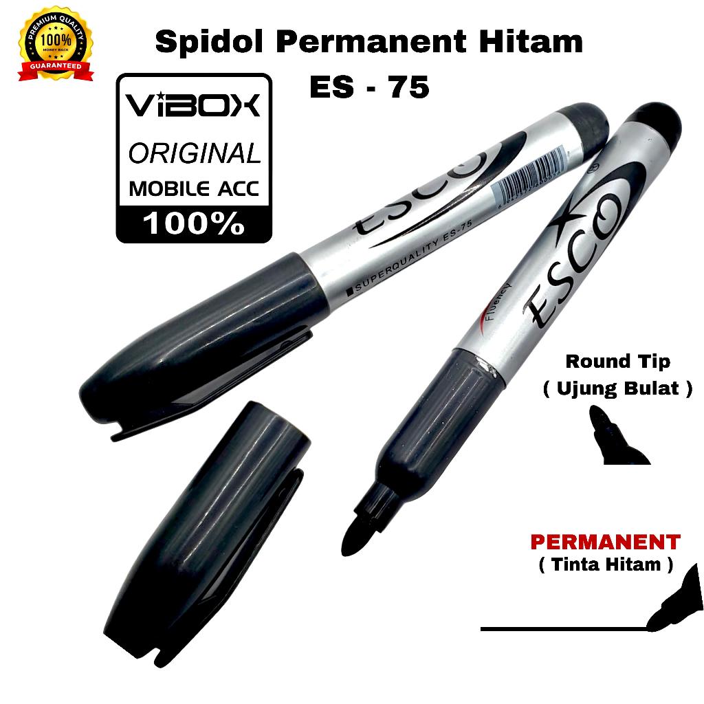 

(1pcs) Montana / Esco Spidol Permanent Tinta Hitam (MP-11) Retail Satuan Bisa Di isi Ulang Terlaris SML