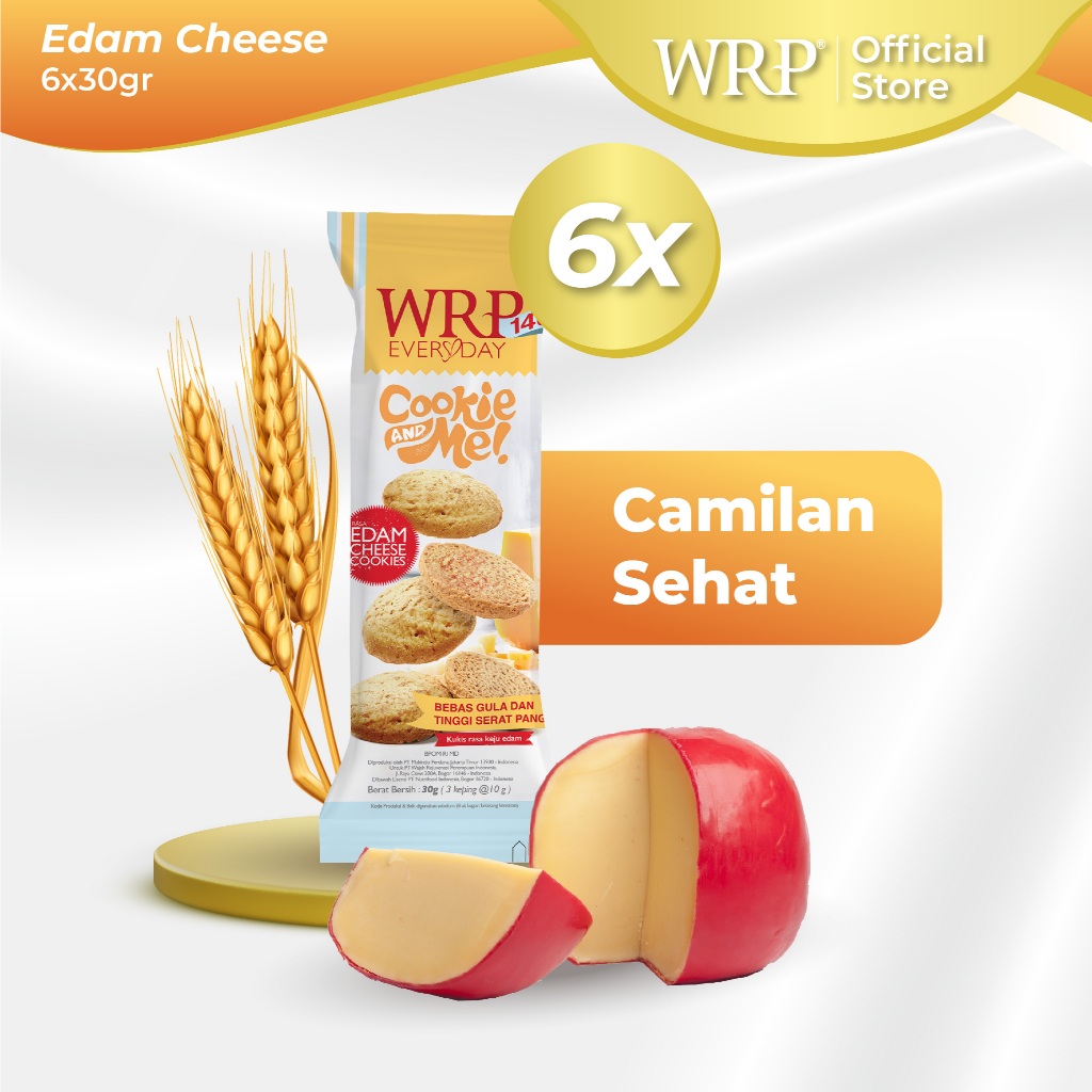 

WRP Edam Cheese Cookies 30g (Bundle 6) - (Flash Sale)