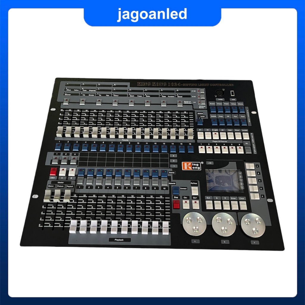 Mixer Lighting Kingkong KK - 1024 DMX Lighting Controller Profesional Stage