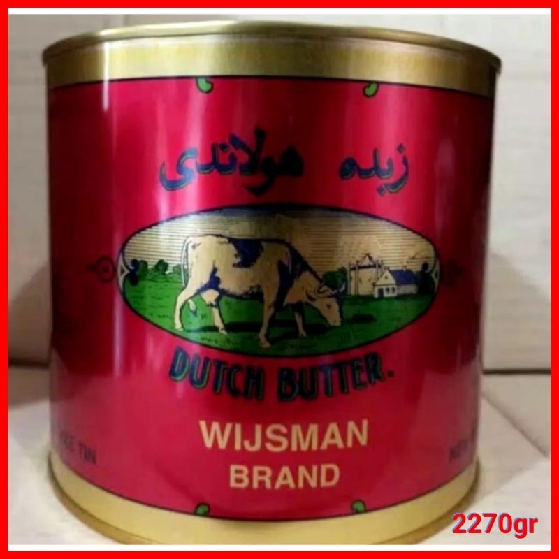 

WIJSMAN BUTTER MENTEGA WIJSMAN WISMAN WYSMAN KALENG 2.27 KG