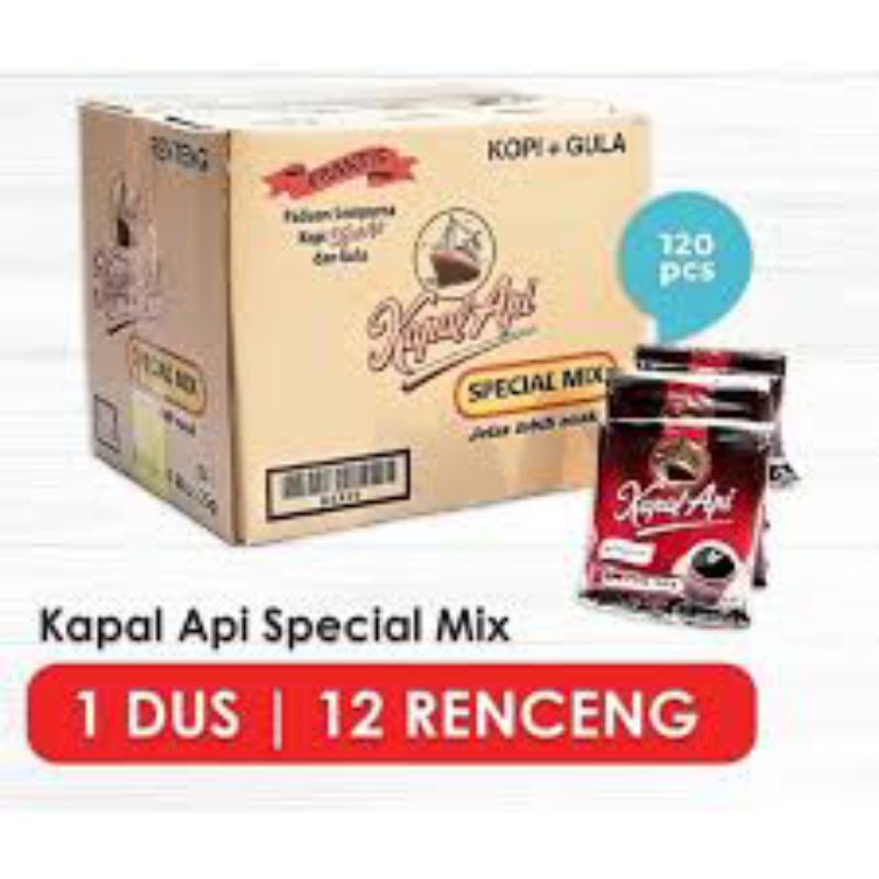 

KOPI KAPAL API 1 SPECIAL MIX 1 DUS 12 RENCENG/RTG