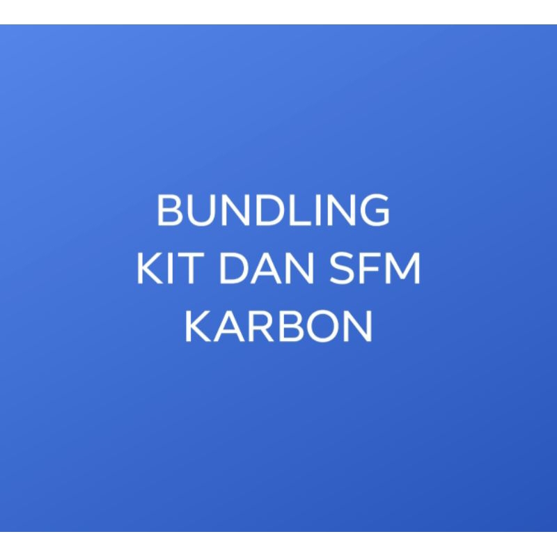 Paket Bundling Kit Tamiya dan SFM Karbon