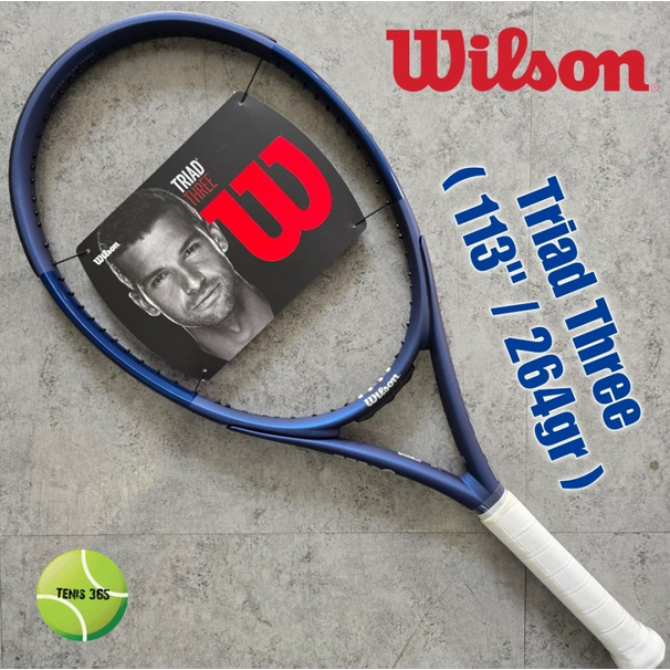 Raket Tenis Wilson Triad Three ( 113 in - 264 gr )