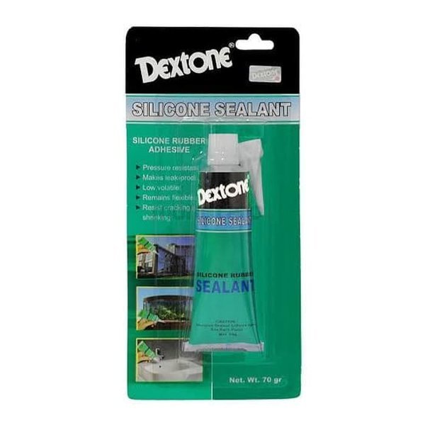 LEM DEXTONE SILICONE SEALANT 30G 70G LEM KACA SILICONE RUBBER SEALANT LEM KACA KAYU PLASTIK KERAMIK