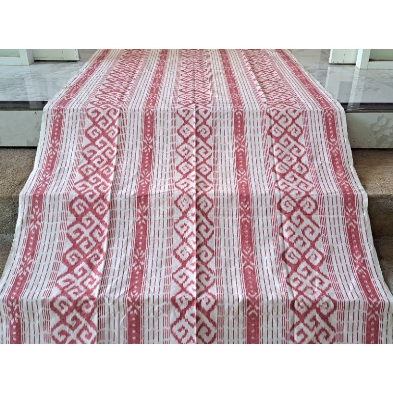 KAIN TENUN BLANKET TRADISIONAL TROSO JEPARA, KAIN TENUN ETNIK NUSANTARA MOTIF TORAJA ANEKA WARNA PUT