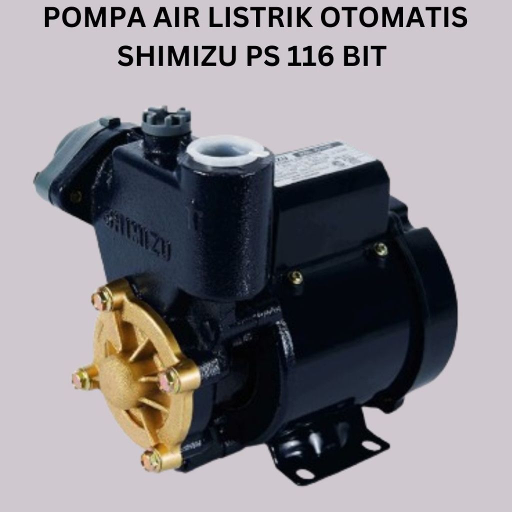 l pompa air listrik otomatis merek shimizu PS 166 BIT untuk tandon tangki toren air terdekat termura