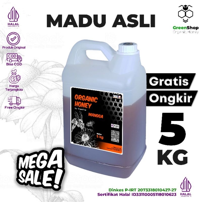 

Grosir Madu MANGGA [ 5kg ] 100% Raw Honey