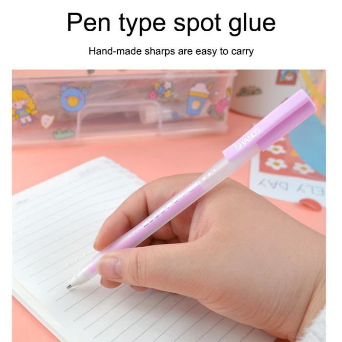 

Lem Kertas Anak Cepat Kering Lem Cair DIY Anti Bocor Bentuk Pulpen