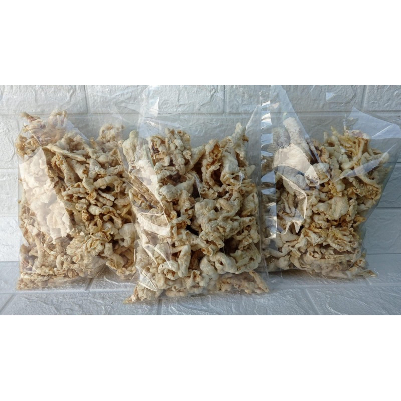 

Keripik Ceker Tanpa Tulang Berat 200 Gram