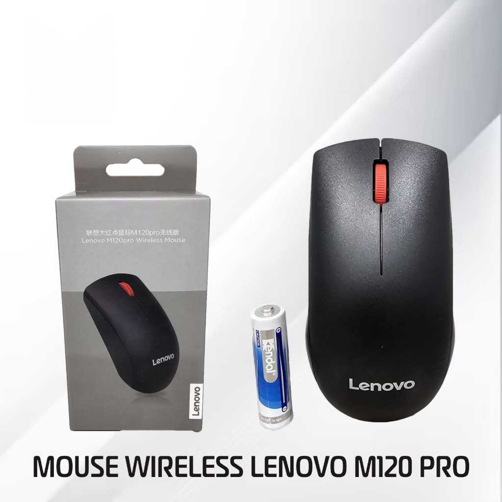 Lenovo M120 PRO Wireless Mouse Original - Black Platinum