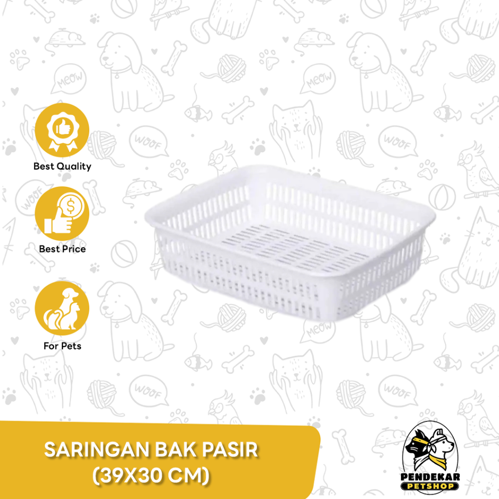 Saringan Bak Pasir kucing Cat Litter Box