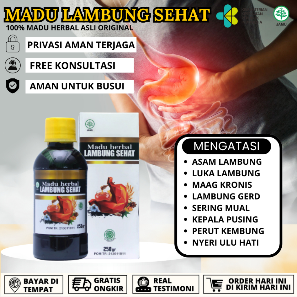 

Obat Herbal Asam Lambung Dada panas Sesak Nafas Sering Bersendawa Perut Kembung