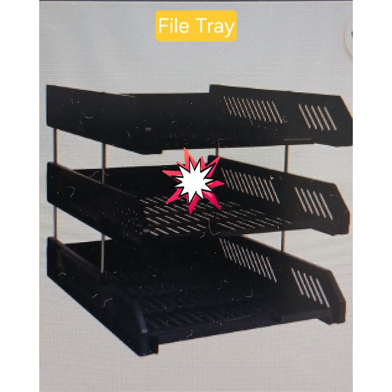 

File Tray Black & Gray