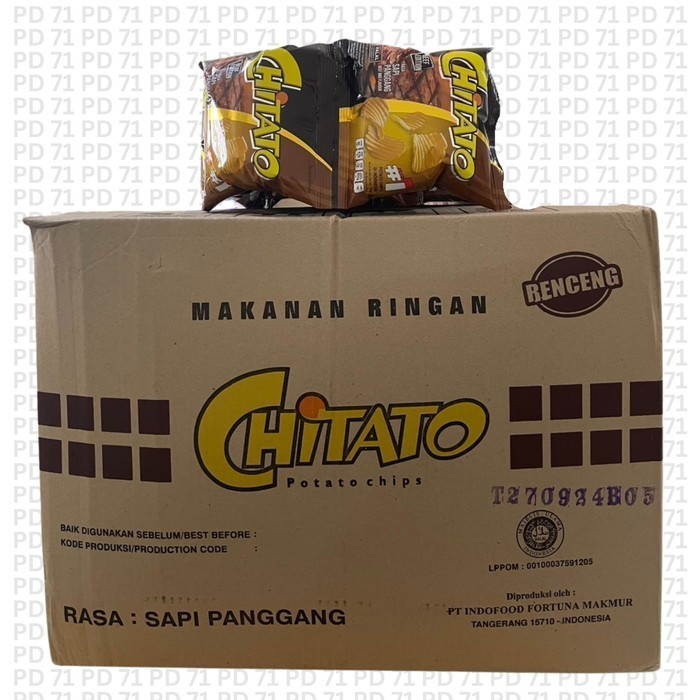 

RB 1 DUS ISI 6 RENCENG CHITATO BBQ BARBEQUE SNACK CIKI