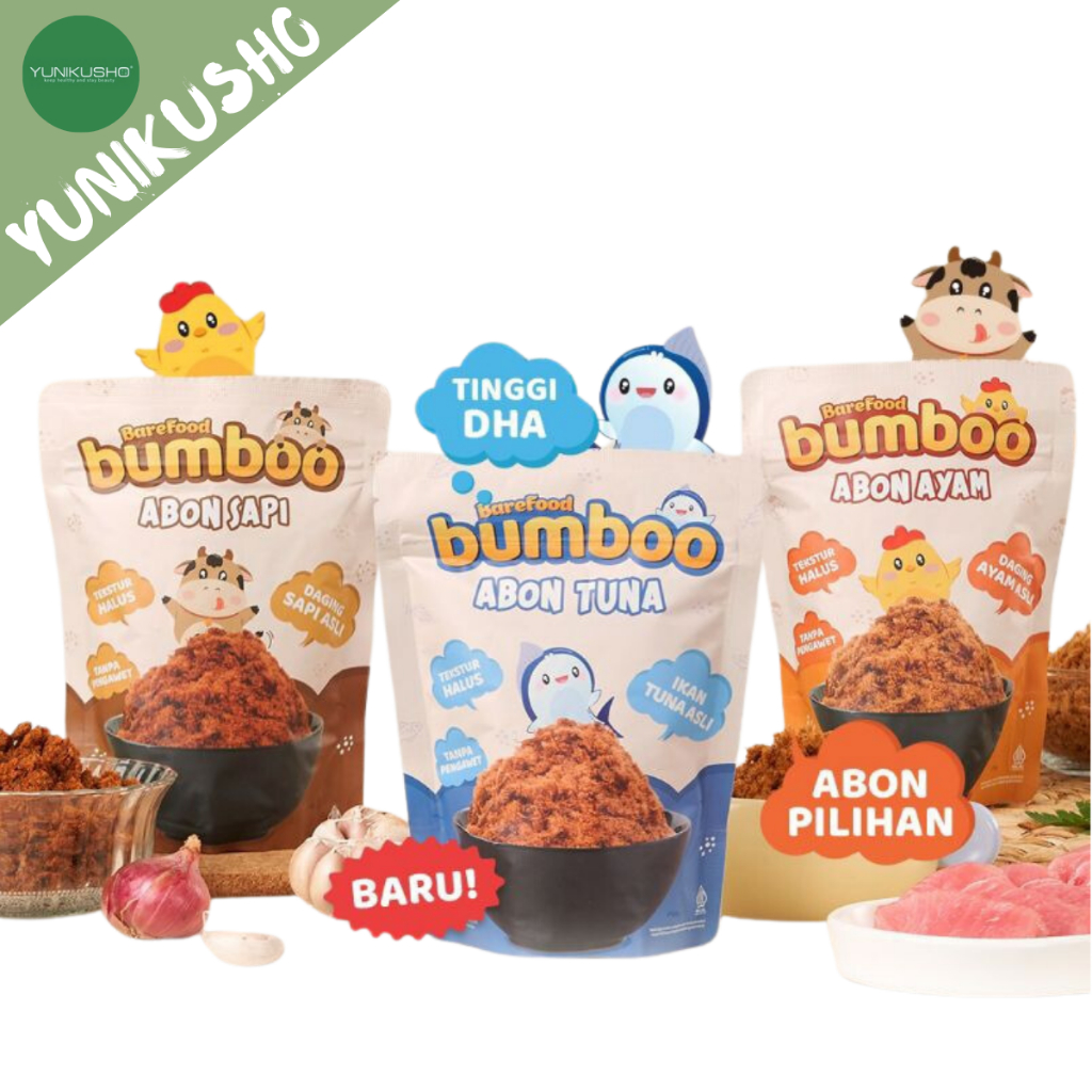 

BUMBOO Abon Asli Tekstur Lembut MPASI Si Kecil Sumber Protein Tanpa MSG Tanpa Pengawet