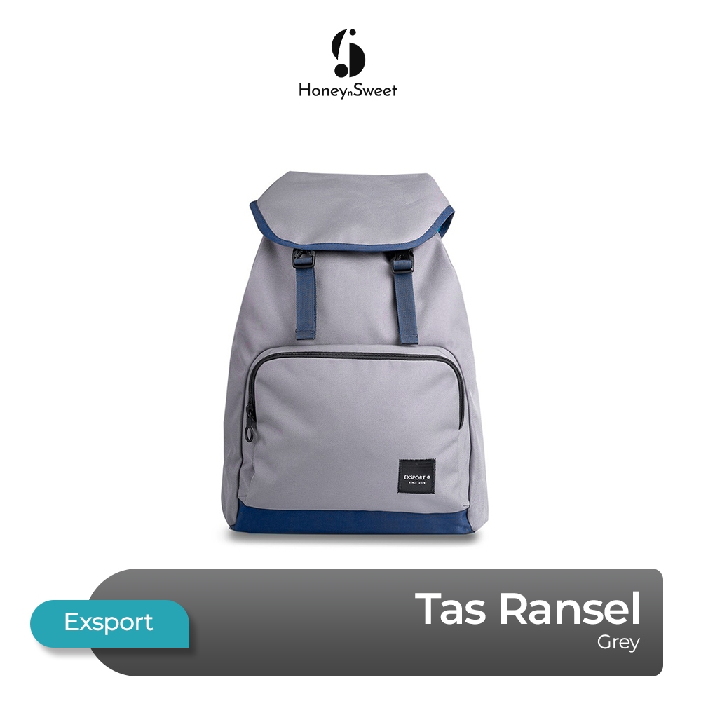 Tas Ransel Exsport Jordyn Day Rucksack Backpack Wanita 19L Canvas - Grey Abu