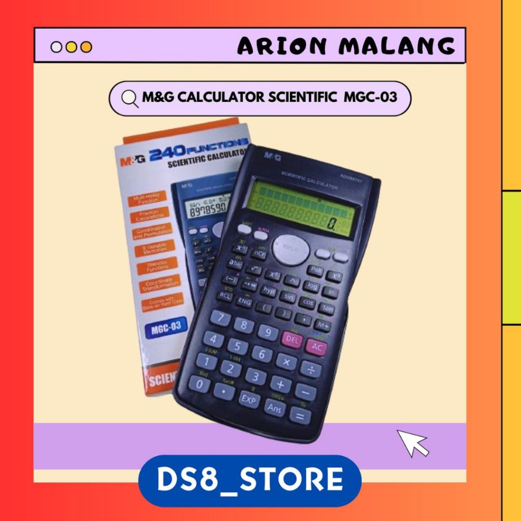

M&G Calculator Scientific 12 Digit ADG98767/MGC-03