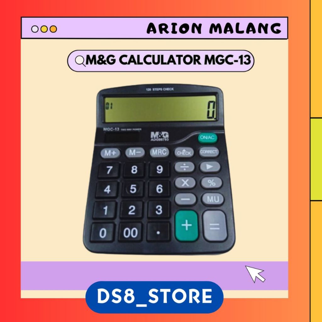 

M&G Calculator 120 Steps 12 Digit MGC-13/ADG98793