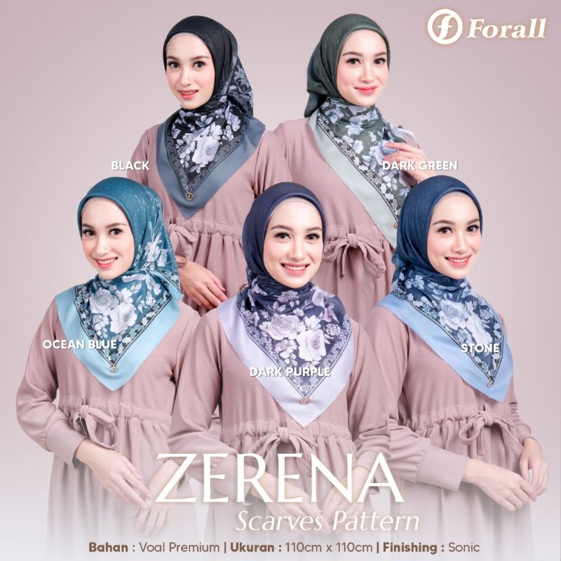 hijab segi empat motif,zerena hijab motif segiempat voal digital gold