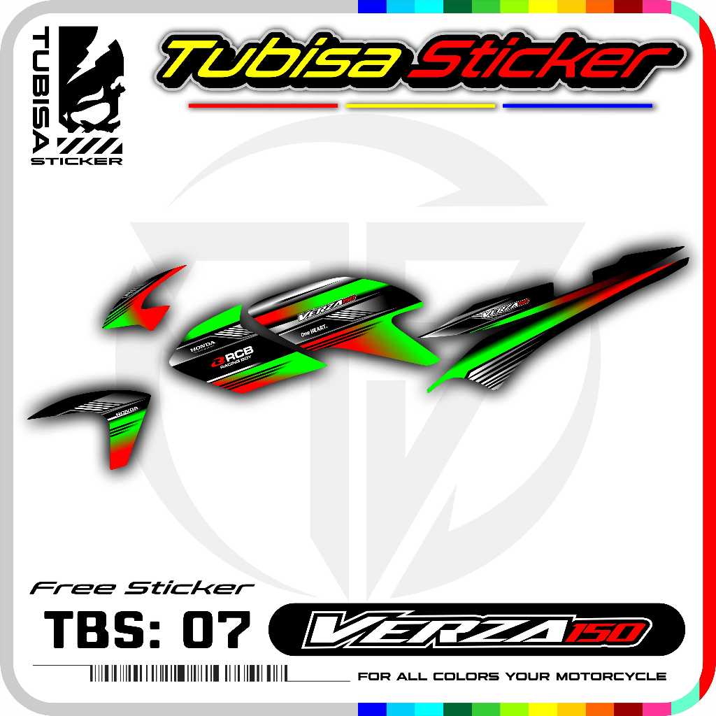 Stiker Striping Motor Verza - Stiker Sticker Striping Variasi Motor Verza. TBS.07