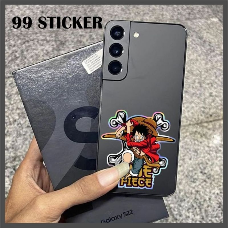 

sticker luffi one piece smile helogram
