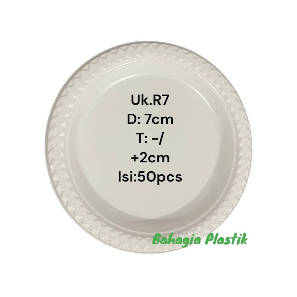 Piring Pesta Plastik, Piring Ultah, Piring Kue Ultah, Piring Plastik 100 pcs Uk 7 Sedang M Party Kue