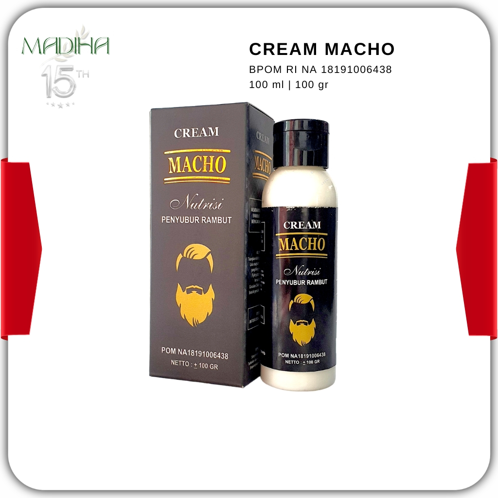 Cream Macho Penyubur Rambut - Nutrisi Penyubur Rambut