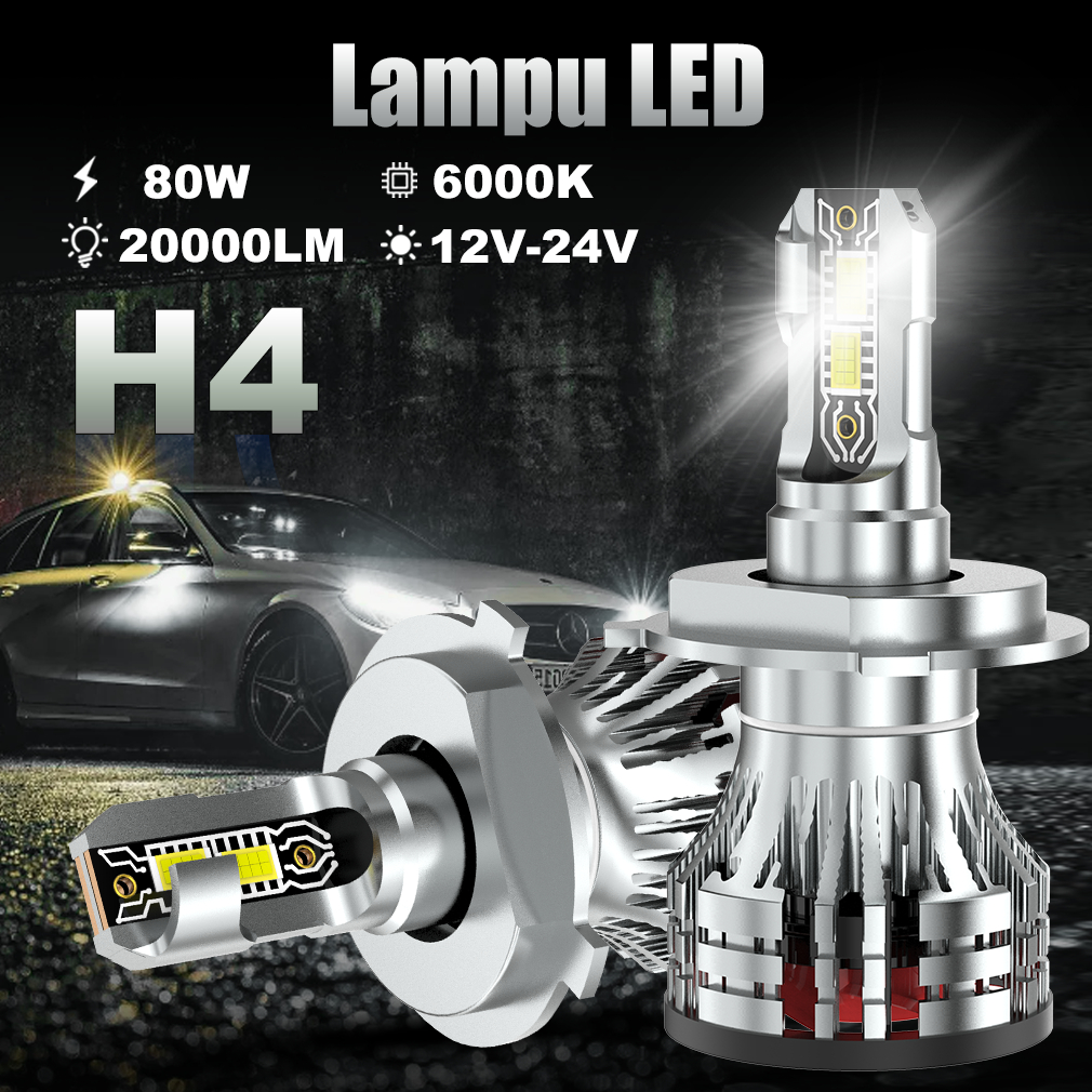 XSTORM H4 Led H7 H11 9005 HB3 9012 Hir2 Lampu Depan Led 80w Canbus Light Automobile Kit Mobil H7 Lam
