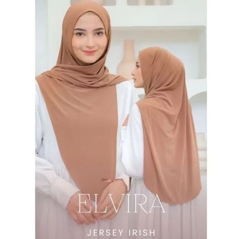 Hijab Instan Simple Daily Hijab ELVIRA Jersey Irish By Arey
