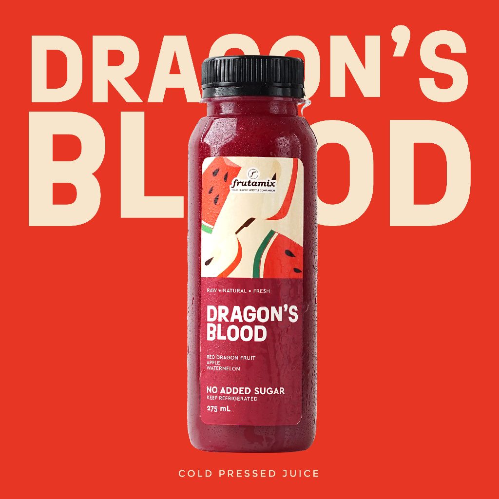 

FRUTAMIX - Dragon Blood Cold Pressed Juice | Detox / Detoks / Jus / Diet / Cleanse Program