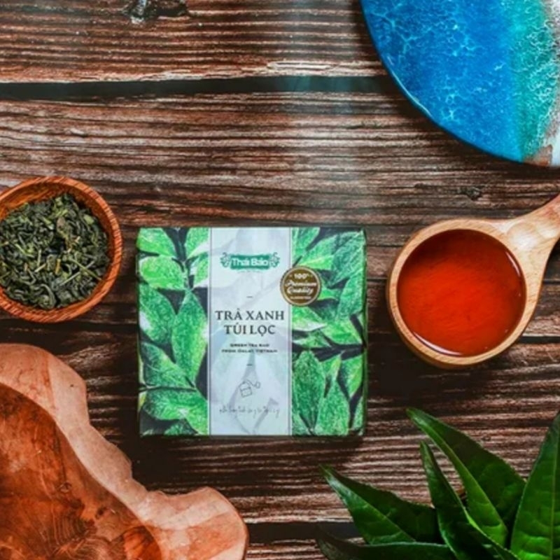 

Thai Bao Vietnamese Green Tea Bags 30 pcs from Dalat Central Vietnam