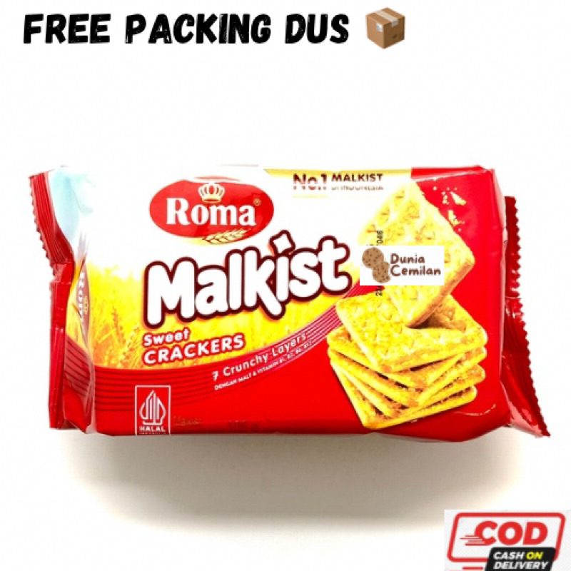 

[TERMURAH!] Roma Malkist Sweet Crakers 105gr - Biskuit Roma Mayora