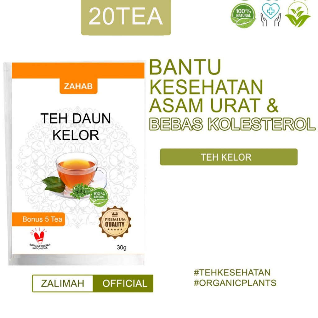 

Teh Daun Kelor Zahab